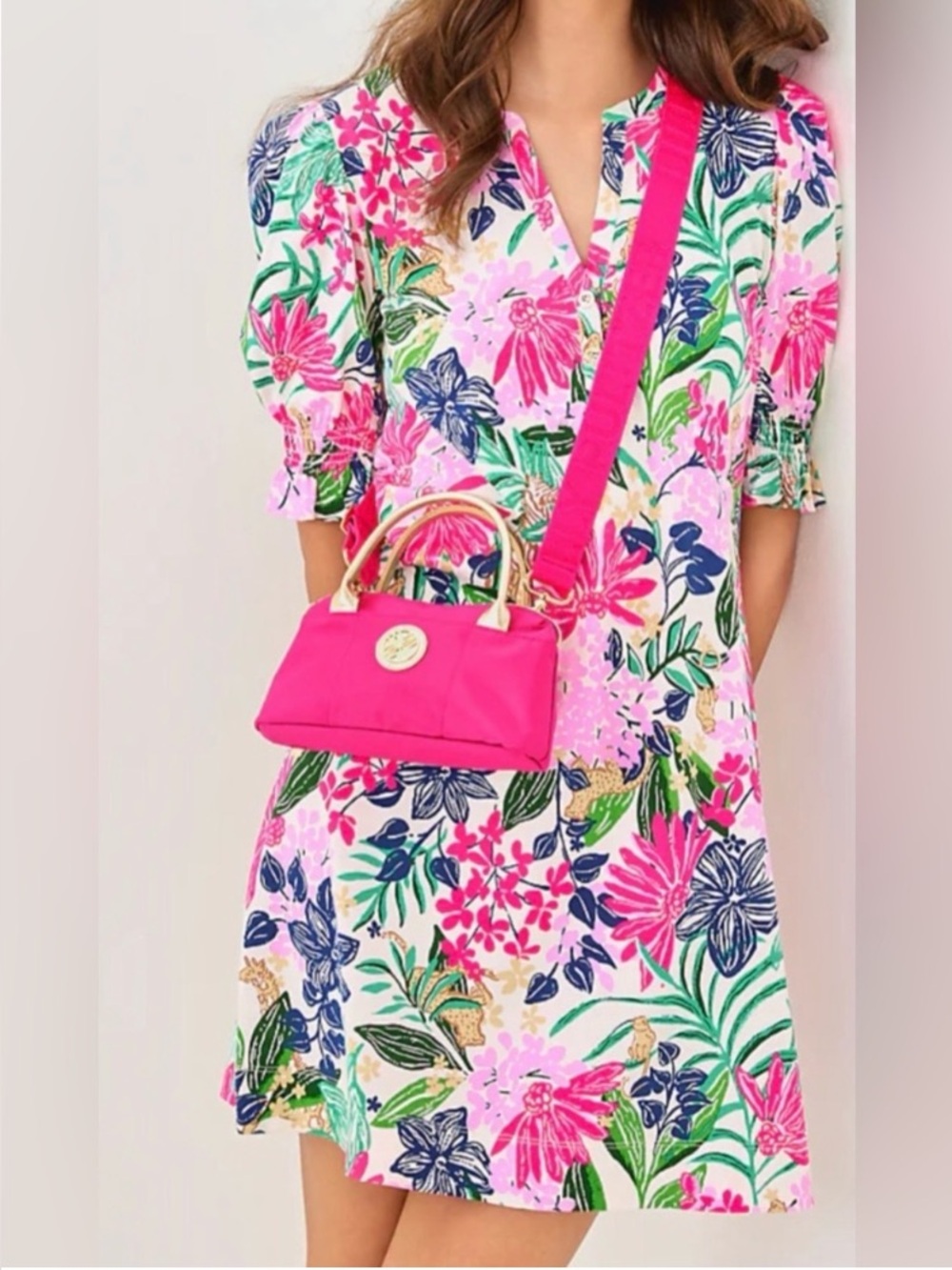 NWOT Lilly Pulitzer Delsie Dress in Multi (Endless
Summer) Size L